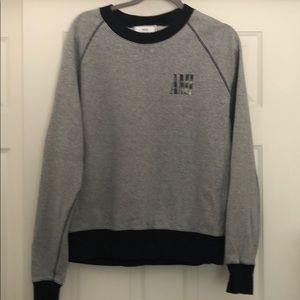 AMI fleece backed crew neck sweatshirt